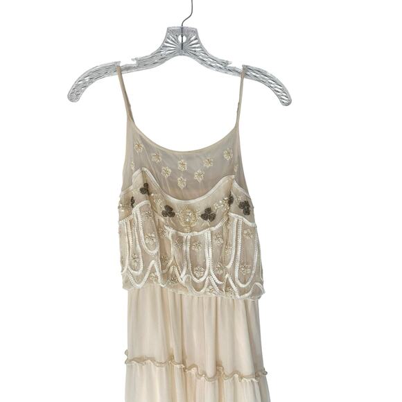 Free People Stardust Dress Beaded Sequin Ethereal Elegance Whimsical Size XS - Picture 9 of 11